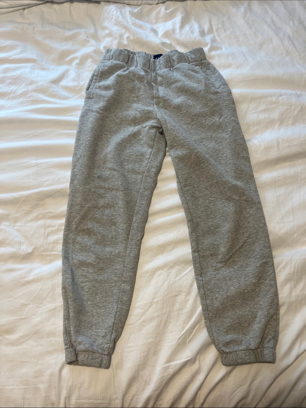 Heather Gray Gap Joggers (lighter in person)
